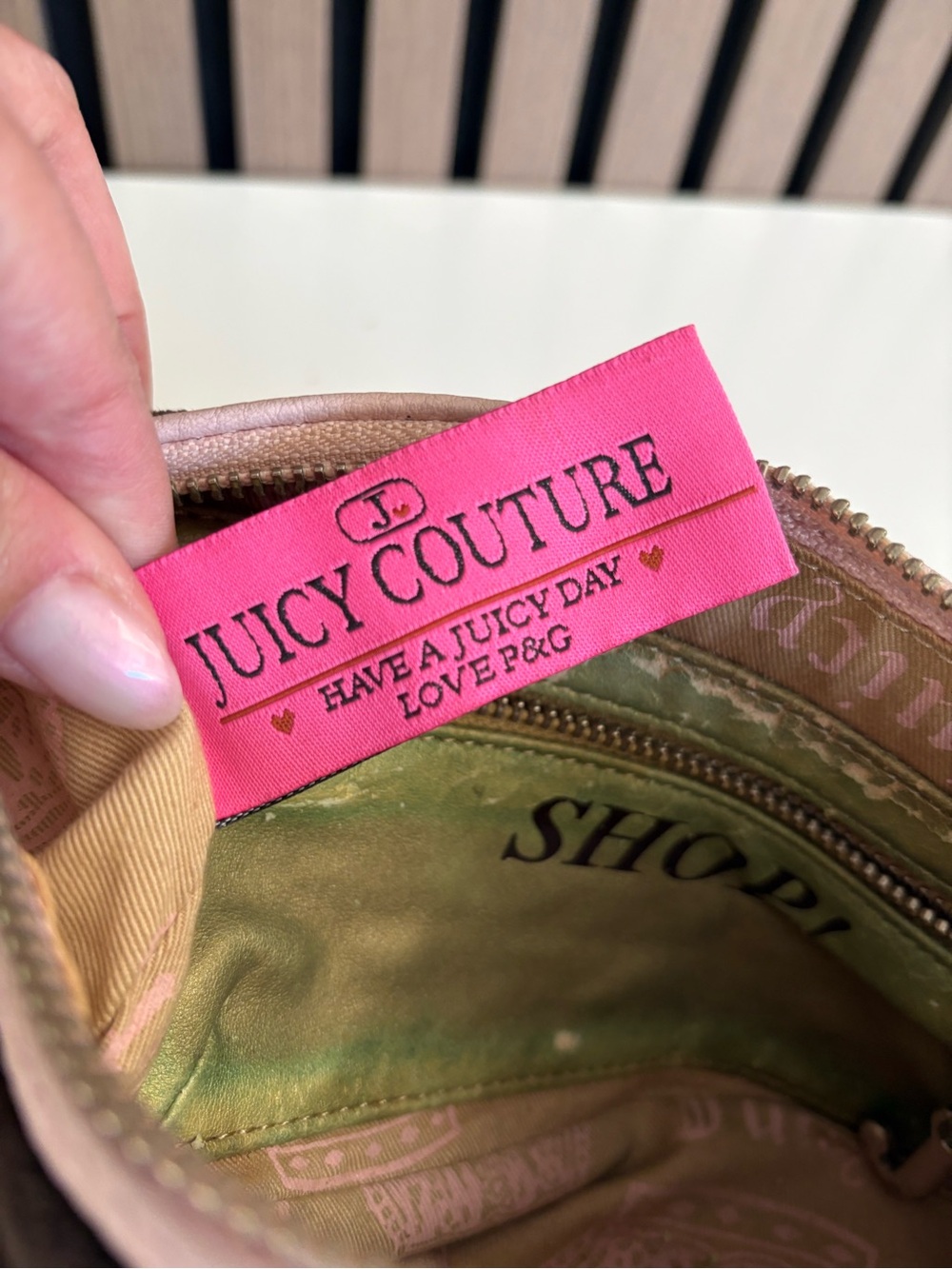 Y2K JUICY COUTURE ‘I Love Couture’ Mini Bag - Picture 12 of 14